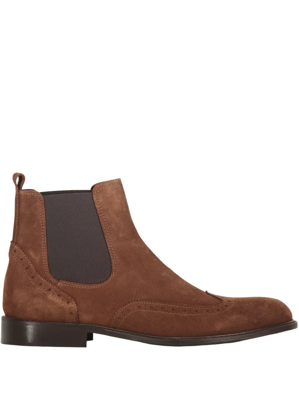 Bruno Magli suede Chelsea boots Brown