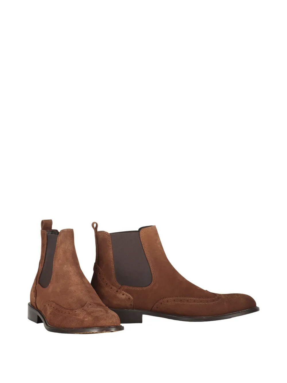 Bruno Magli suede Chelsea boots Brown
