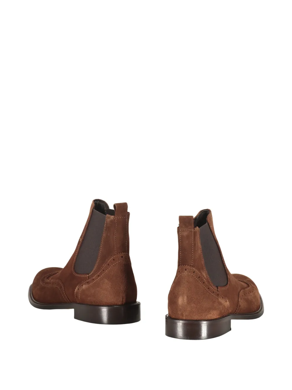 Bruno Magli suede Chelsea boots Brown
