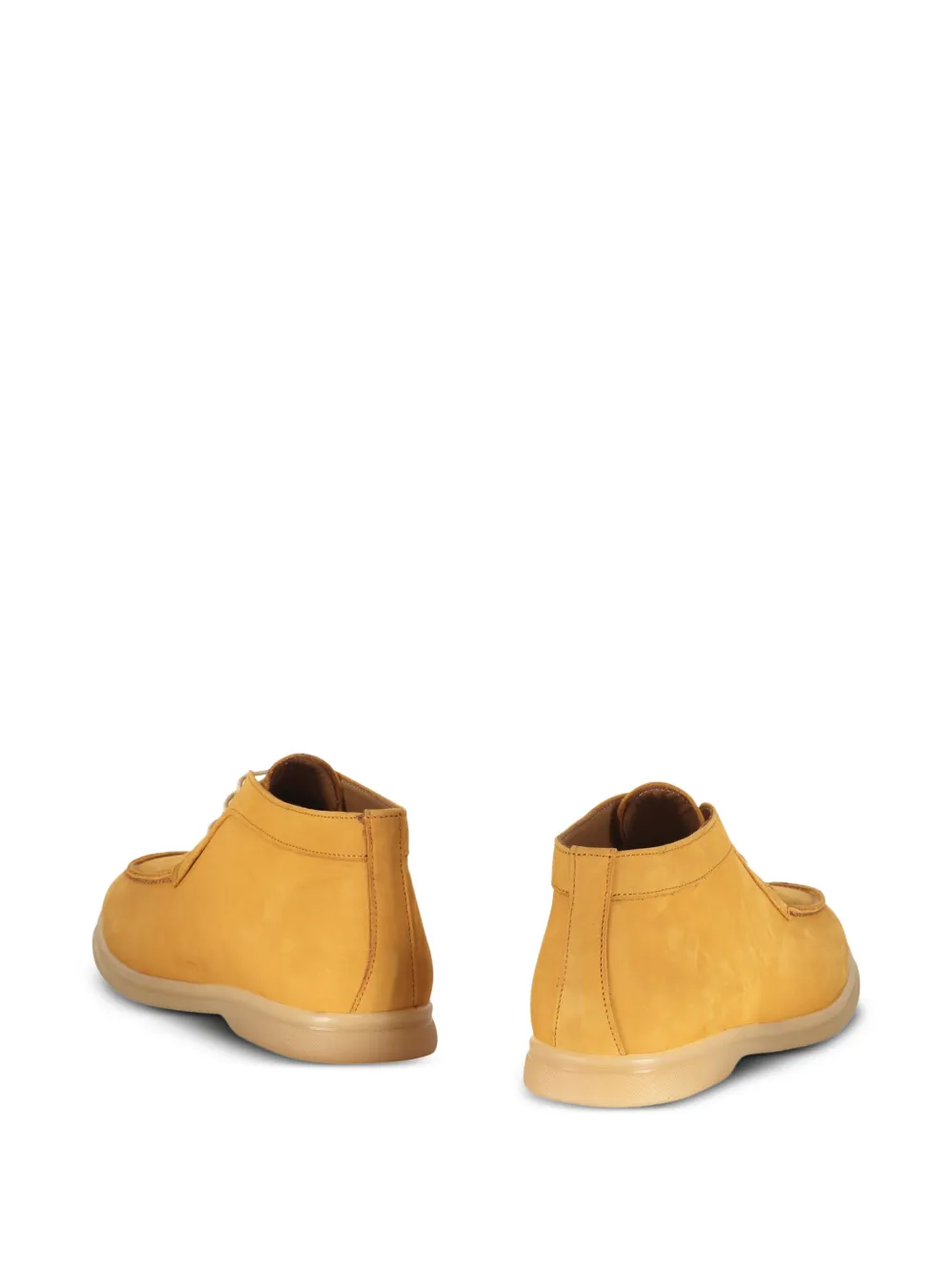 Bruno Magli leather lace-up derby shoes Yellow