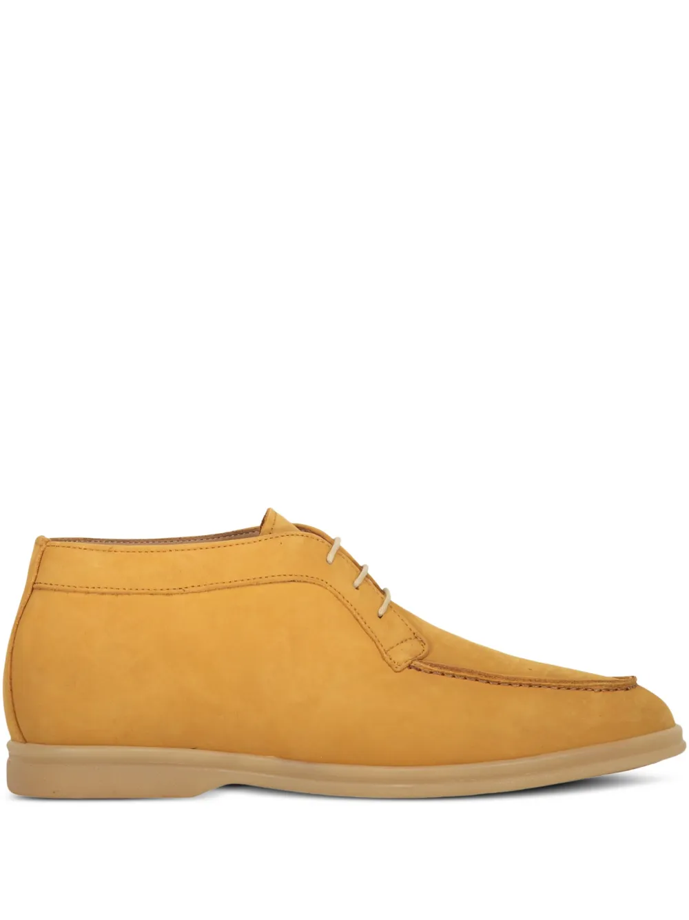 Bruno Magli leather lace-up derby shoes Yellow