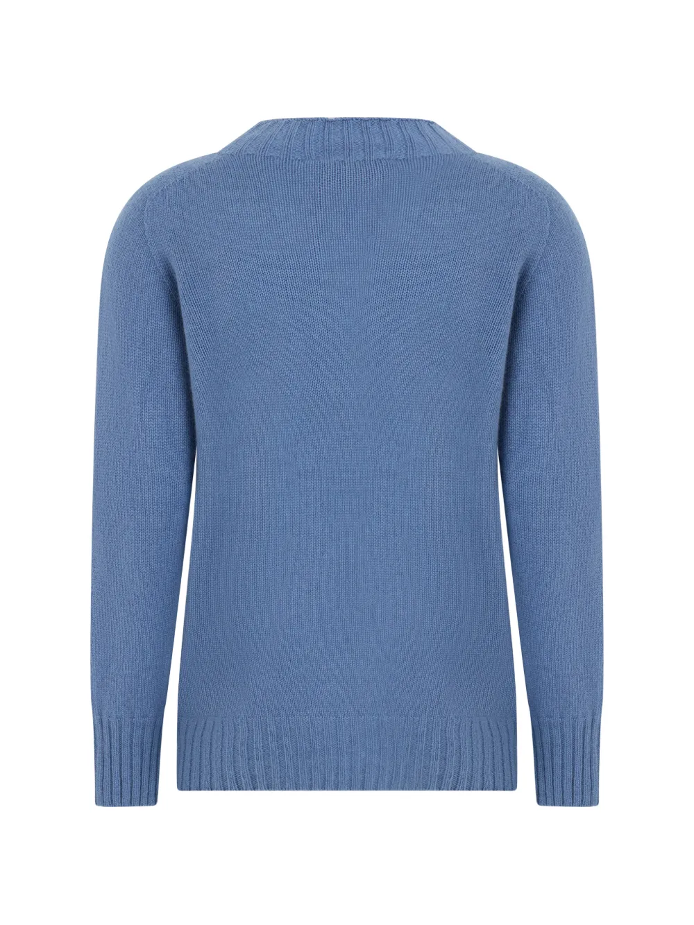 Moorer Cembra-Cws ribbed-knit crew-neck sweater Blauw