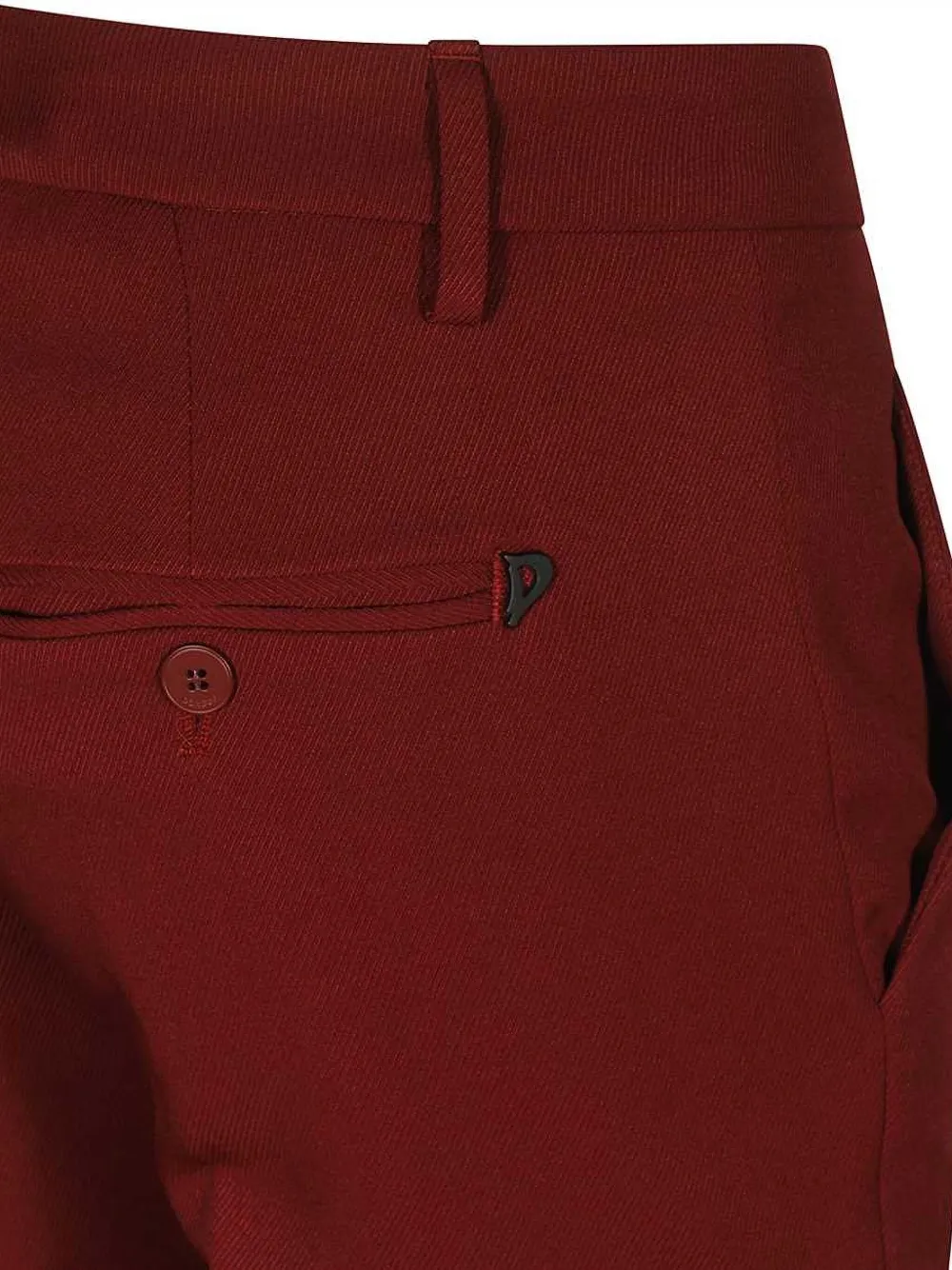 DONDUP Stretch slim-fit broek Rood