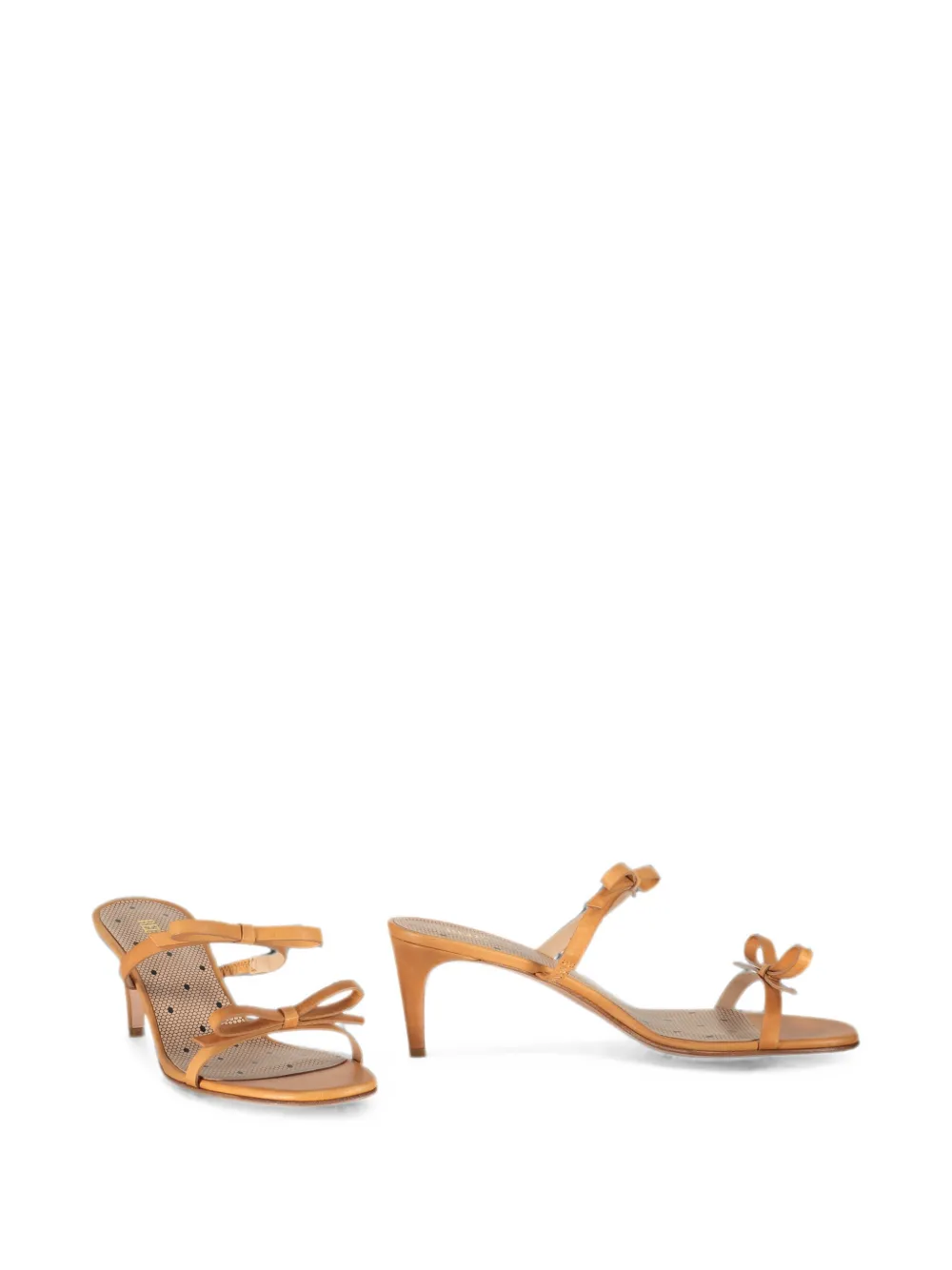 RED(V) bow-detail leather sandals Bruin