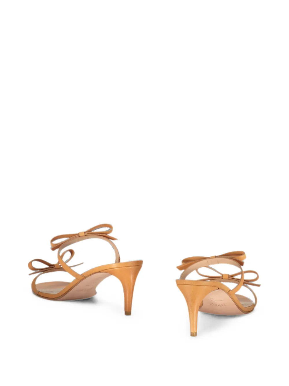 RED(V) bow-detail leather sandals Bruin