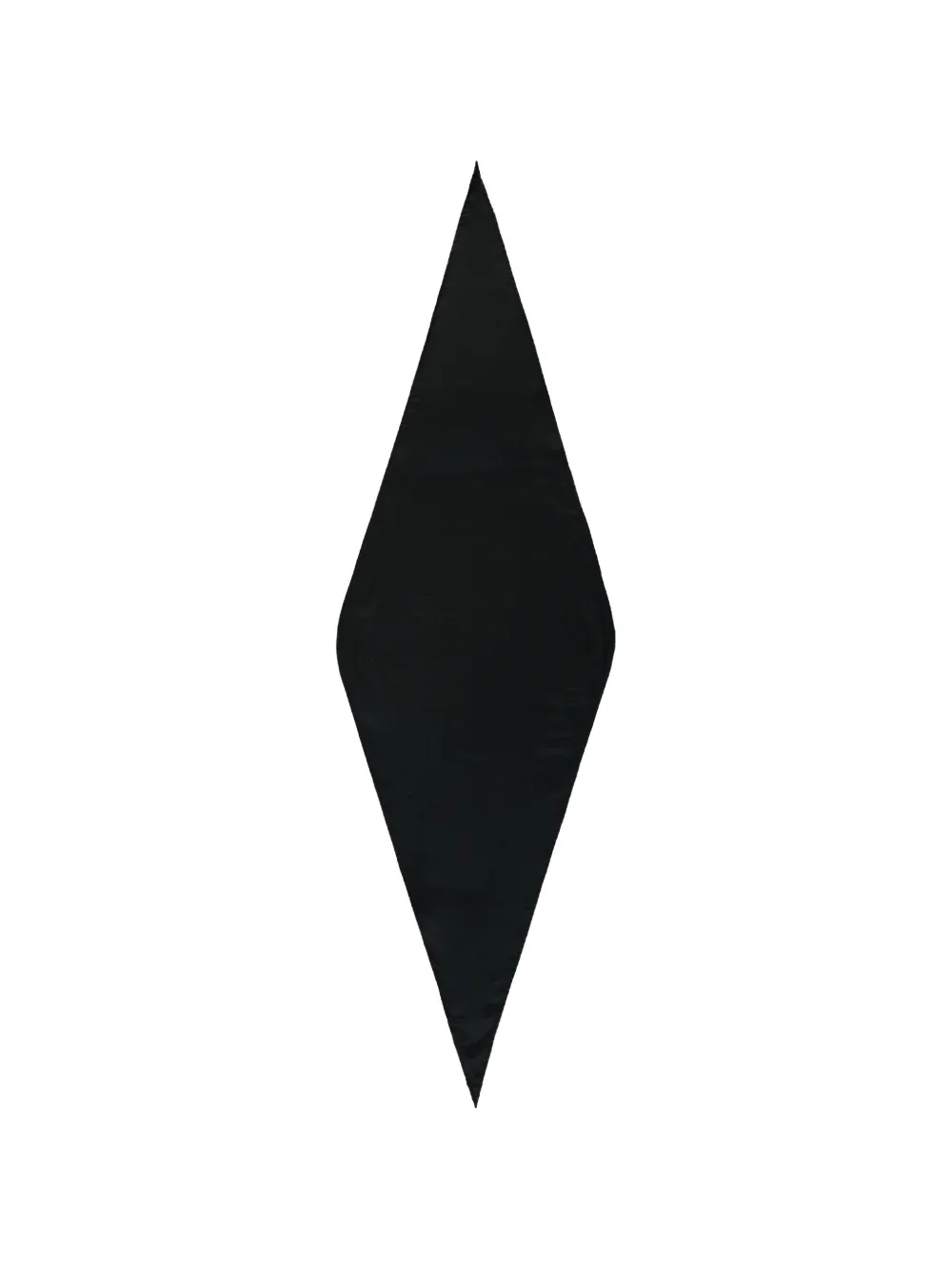 Zegna diamond-shaped scarf - Nero