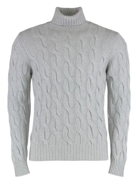 Moorer Gordon-WS3 cable-knit roll-neck sweater
