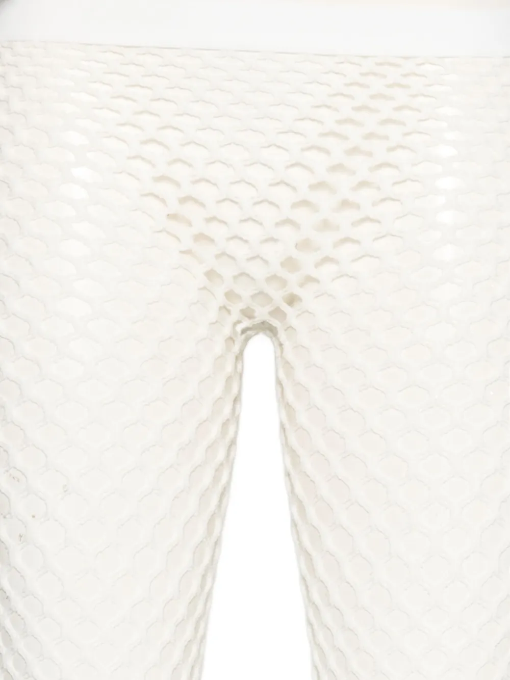 Wardrobe.nyc Fishnet Tights In White
