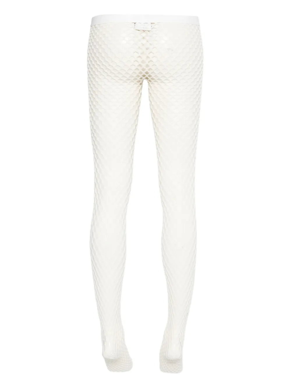 Wardrobe.nyc Fishnet Tights In White