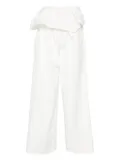 WARDROBE.NYC wide-leg trousers - White