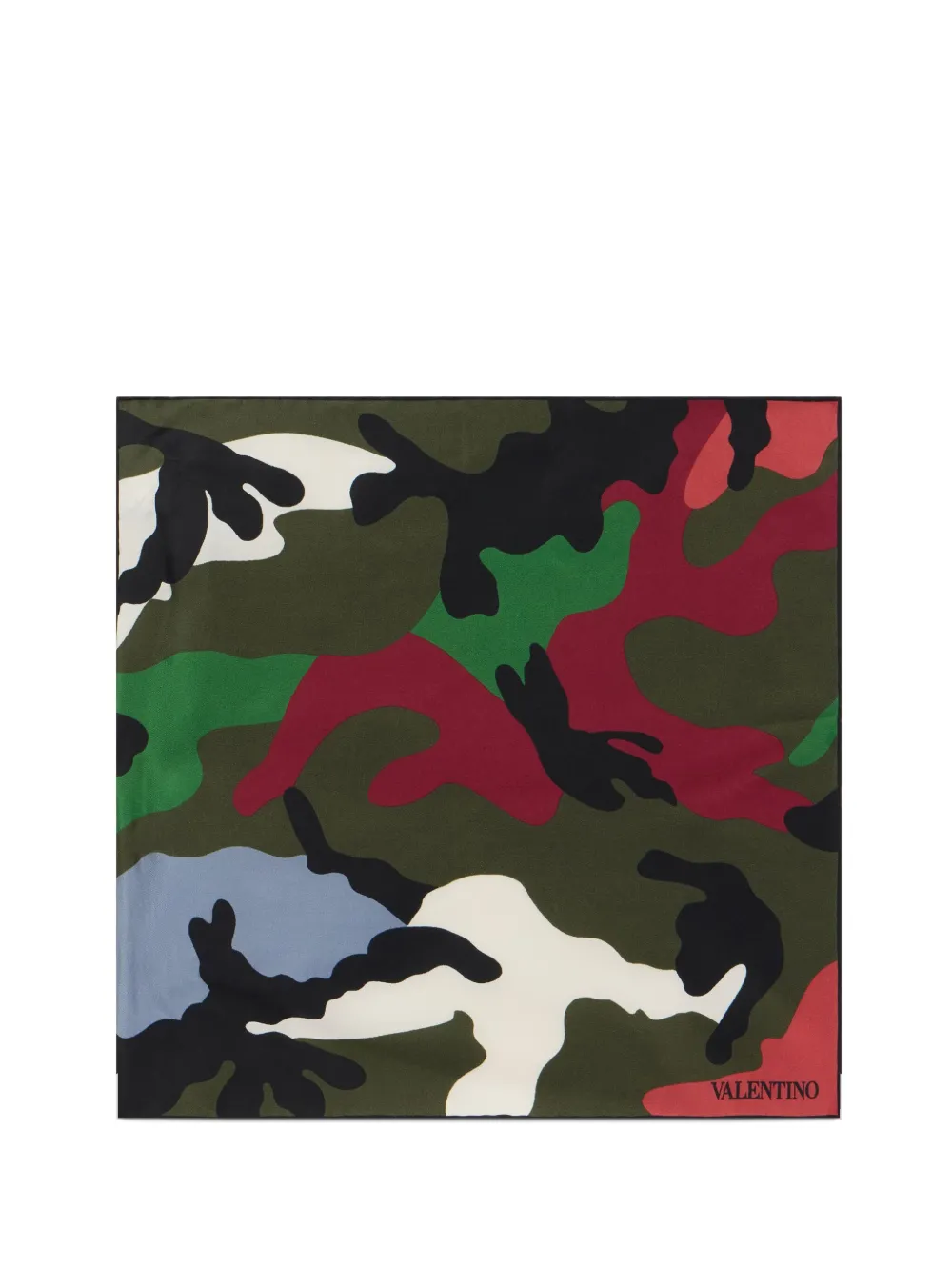 Valentino Garavani camouflage pocket square | Green | Image 1