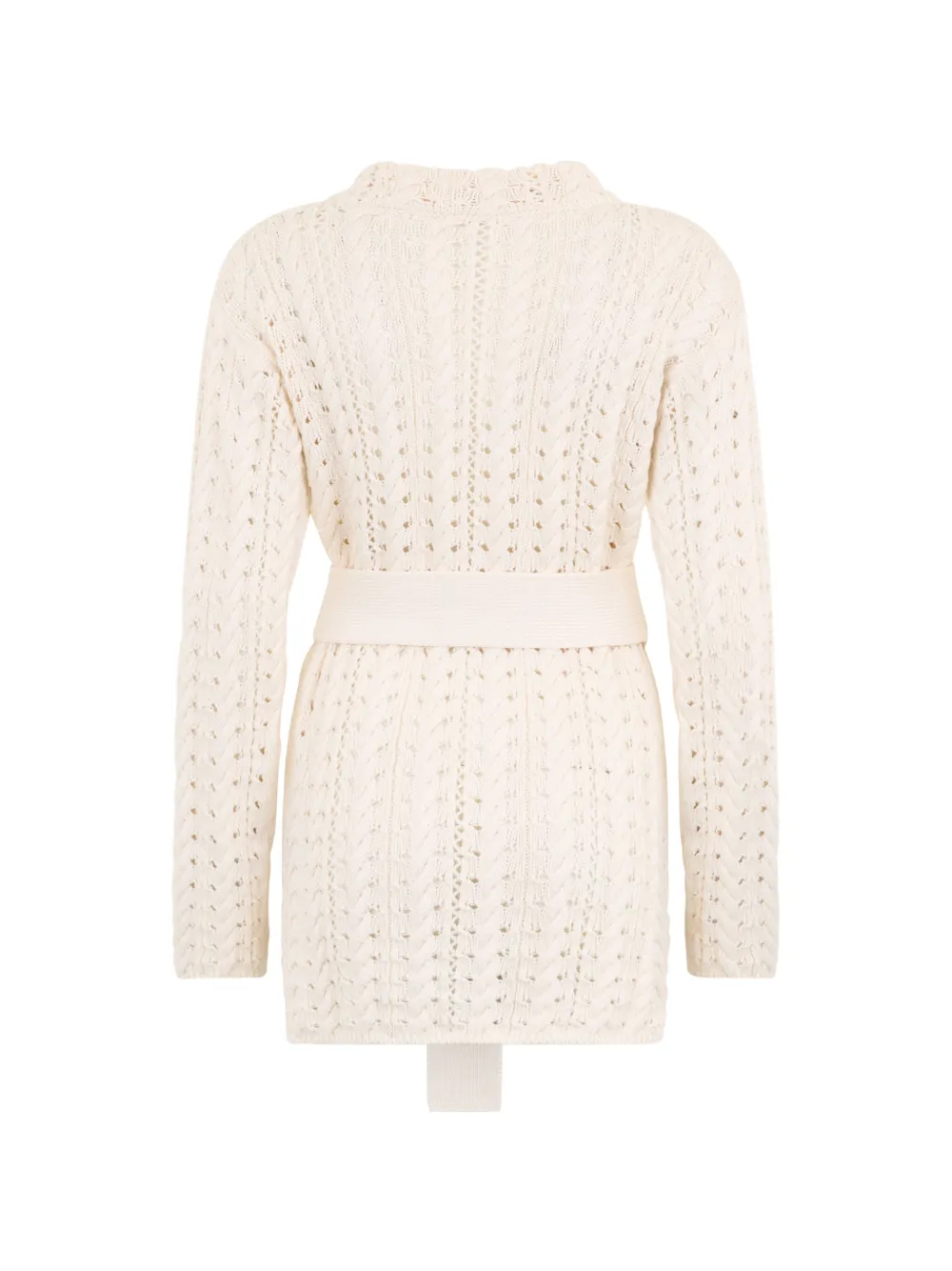Moorer Vest met ceintuur Beige