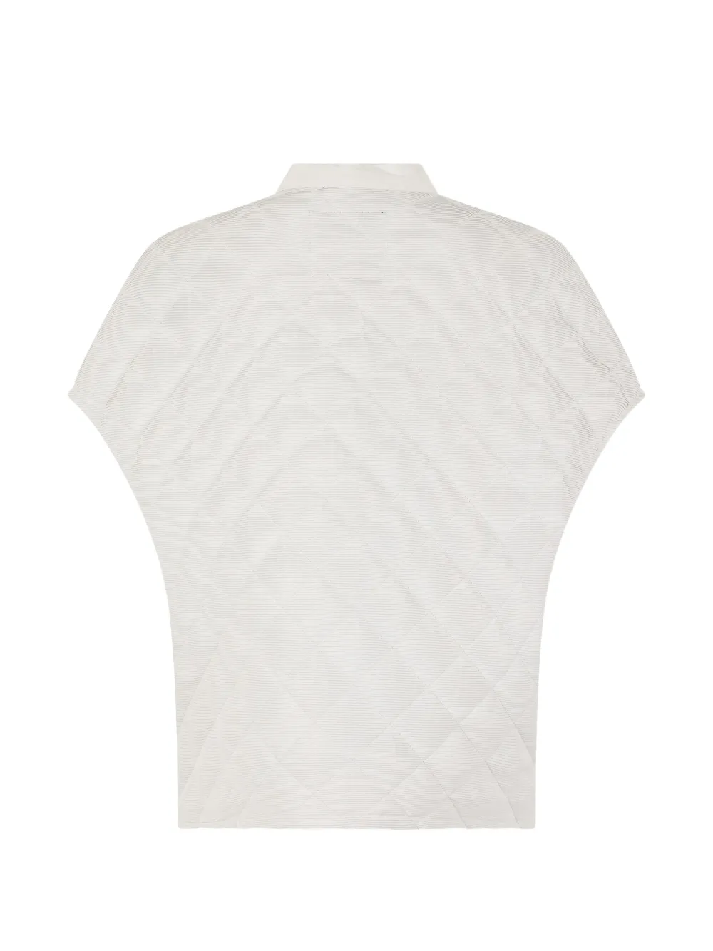 Moorer Linosatal gewatteerde bodywarmer met kapmouwen Wit