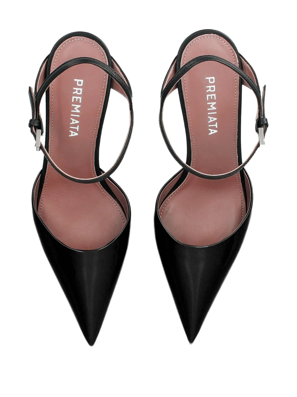 Premiata 60mm leather pumps Black