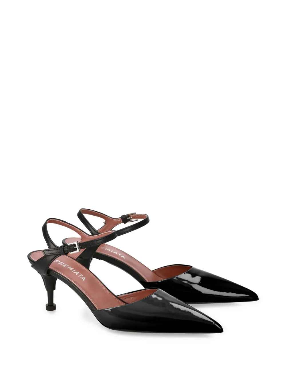 Premiata 60mm leather pumps Black