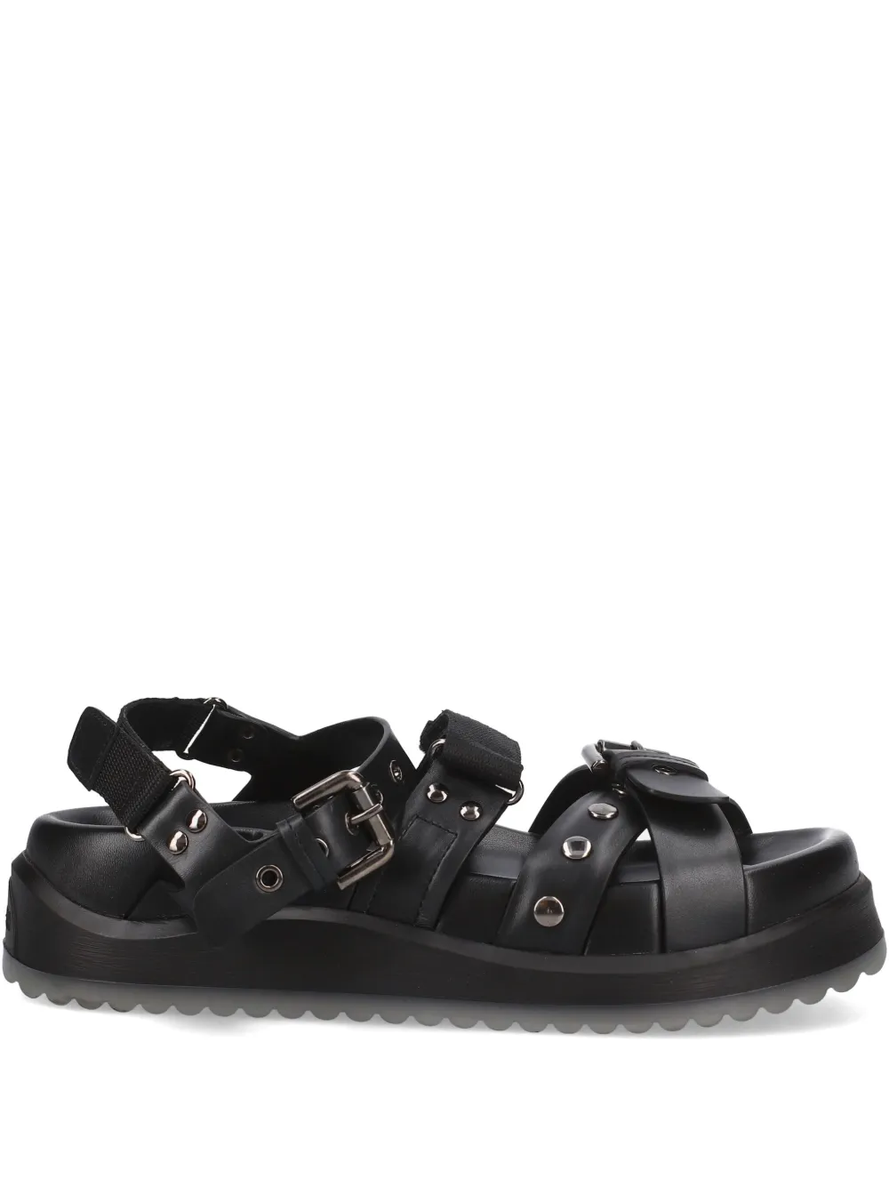 Premiata adjustable-strap sandals Black