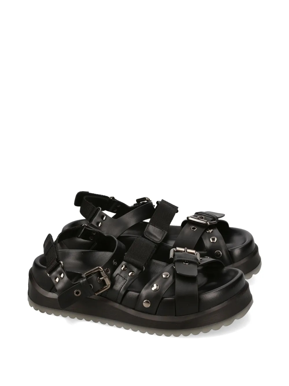 Premiata adjustable-strap sandals Black