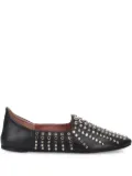 Premiata studded ballerina shoes - Black