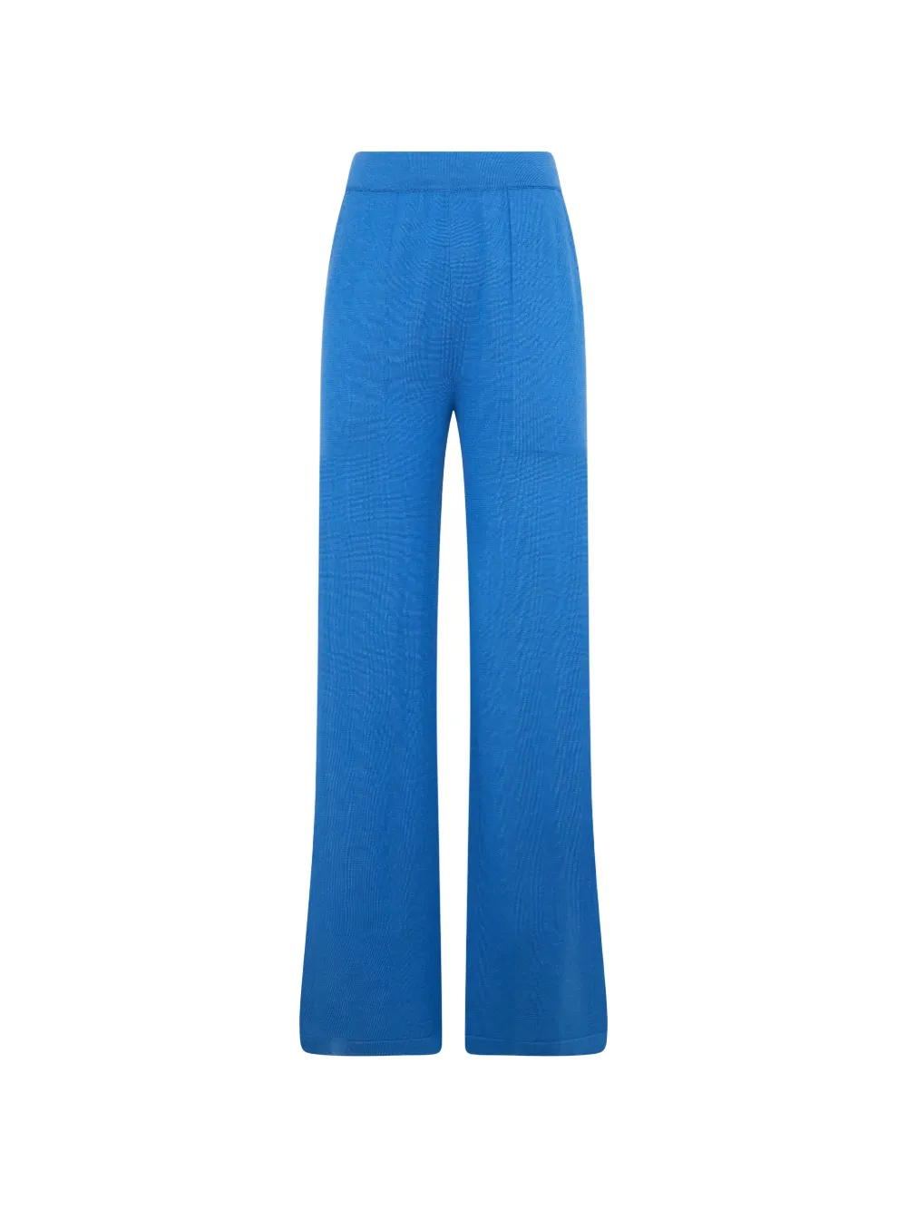 Moorer Matilde fine-knit wide-leg trousers - Blu