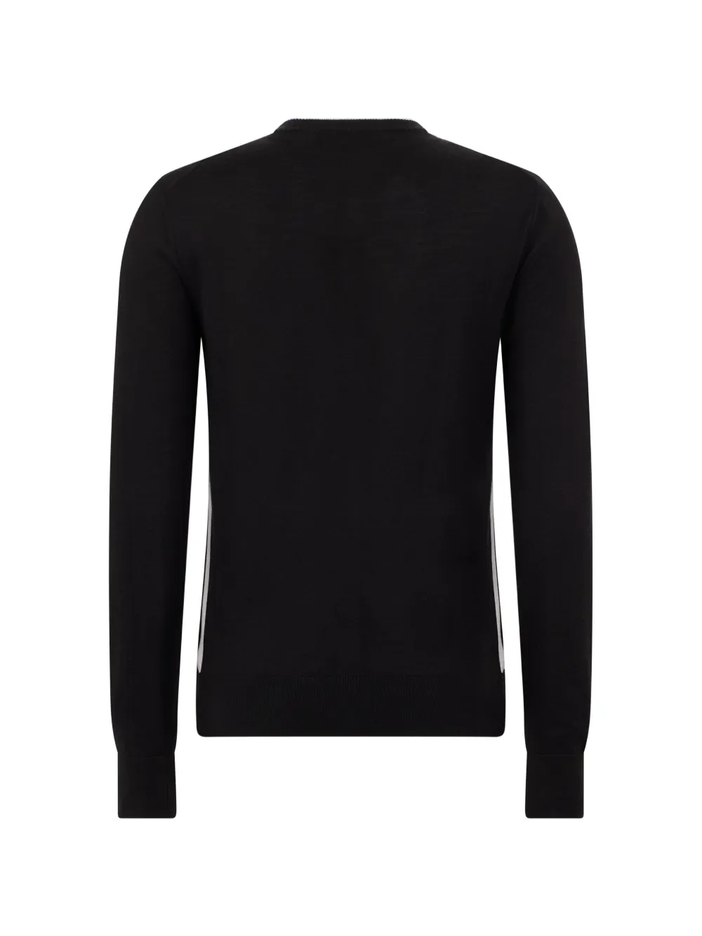 Moorer Ribbed Cardigan in Black, view 2