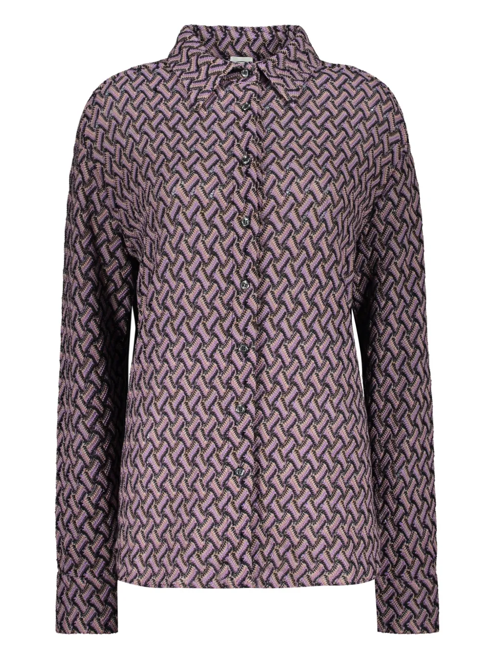Missoni Blouse met jacquard Paars