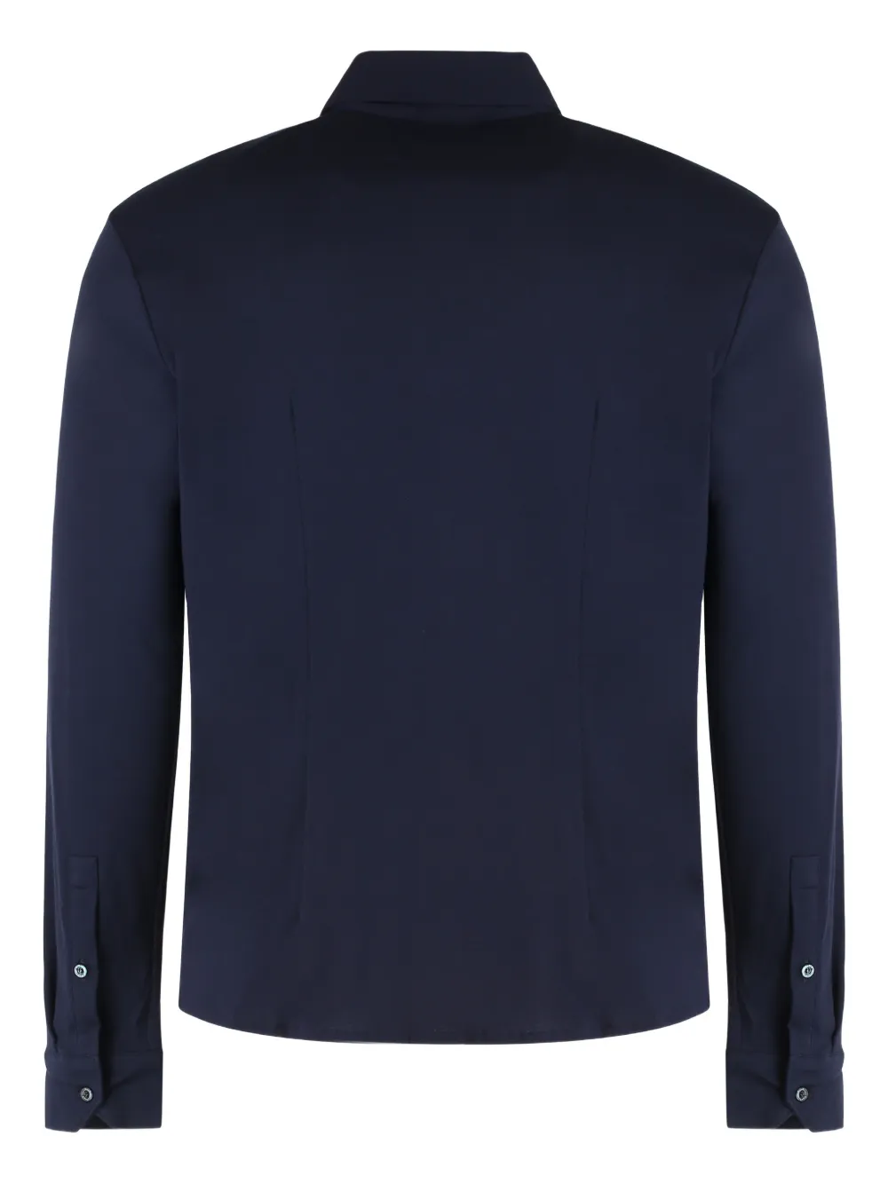 Moorer Montalcino-GCW buttoned shirt - Blauw