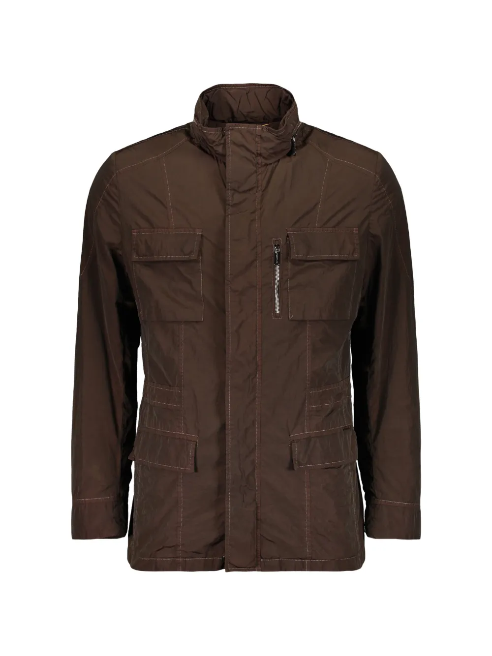 Moorer Manolo multi-pocket jacket | Brown | Image 1