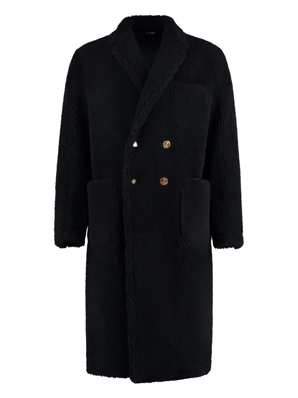 Thom Browne sobretodo texturizado | negro | Image 1