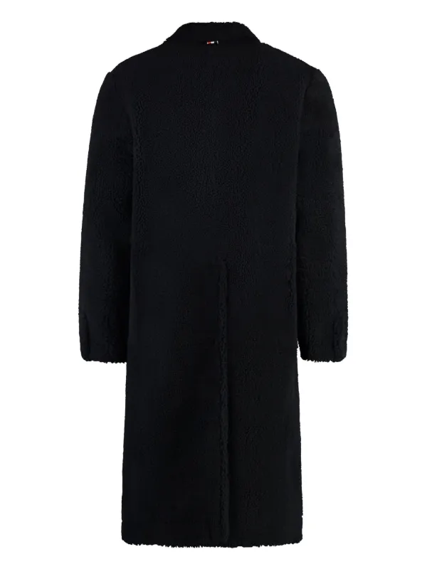 Thom Browne ムートン オーバーコート | ブラック | FARFETCH JP
