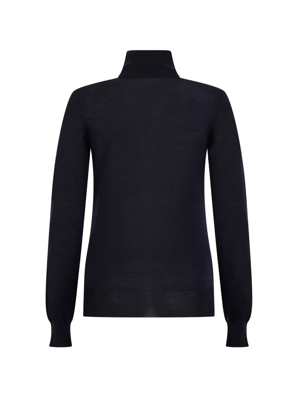 Moorer Musa-H2d roll-neck knitted long-sleeve T-shirt Zwart