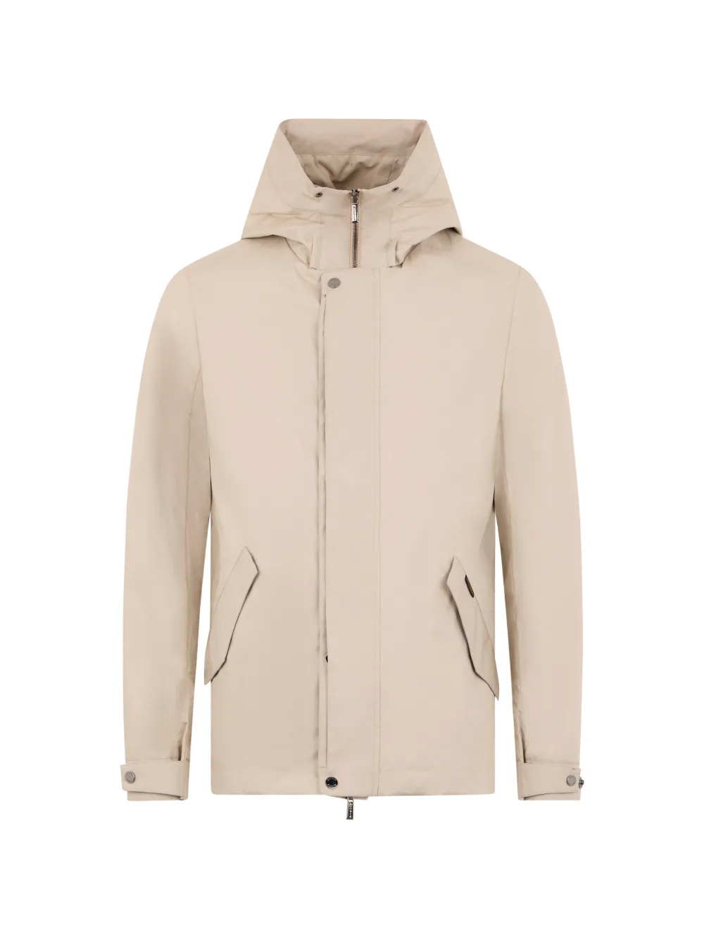 Moorer beige hooded jacket - Toni neutri