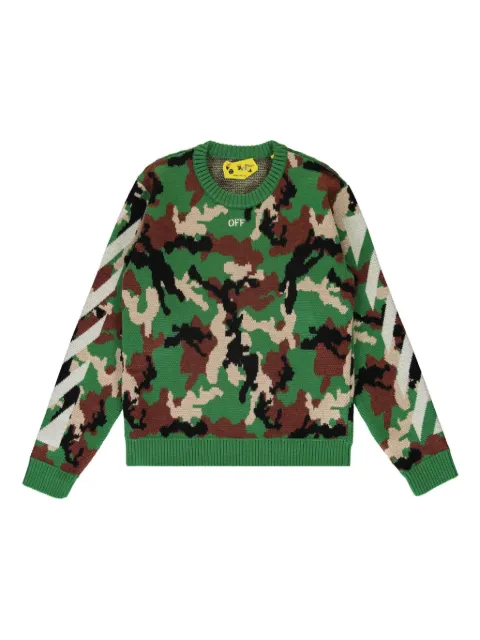 Off-White Kids camouflage-pattern sweater