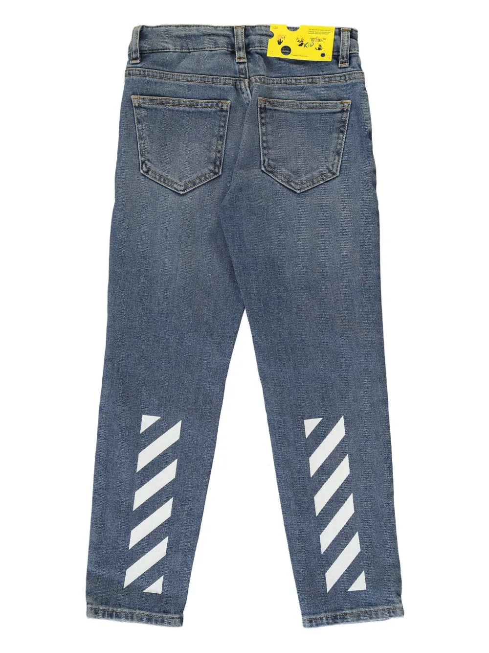 Off-White Kids stripe-print jeans | Teen Girl Clothing | Image 2