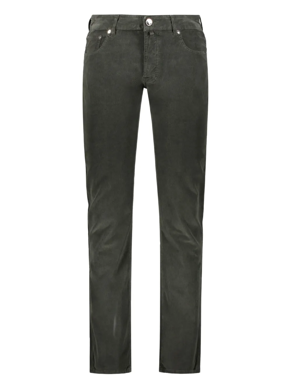 Moorer Pavel five-pocket trousers | Green | Image 1