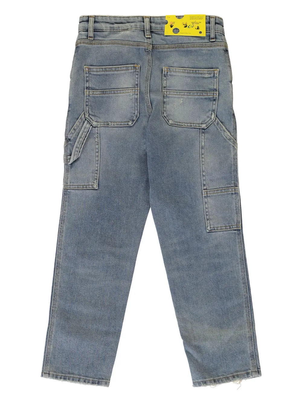 Off-White Kids Carpenter jeans Blauw