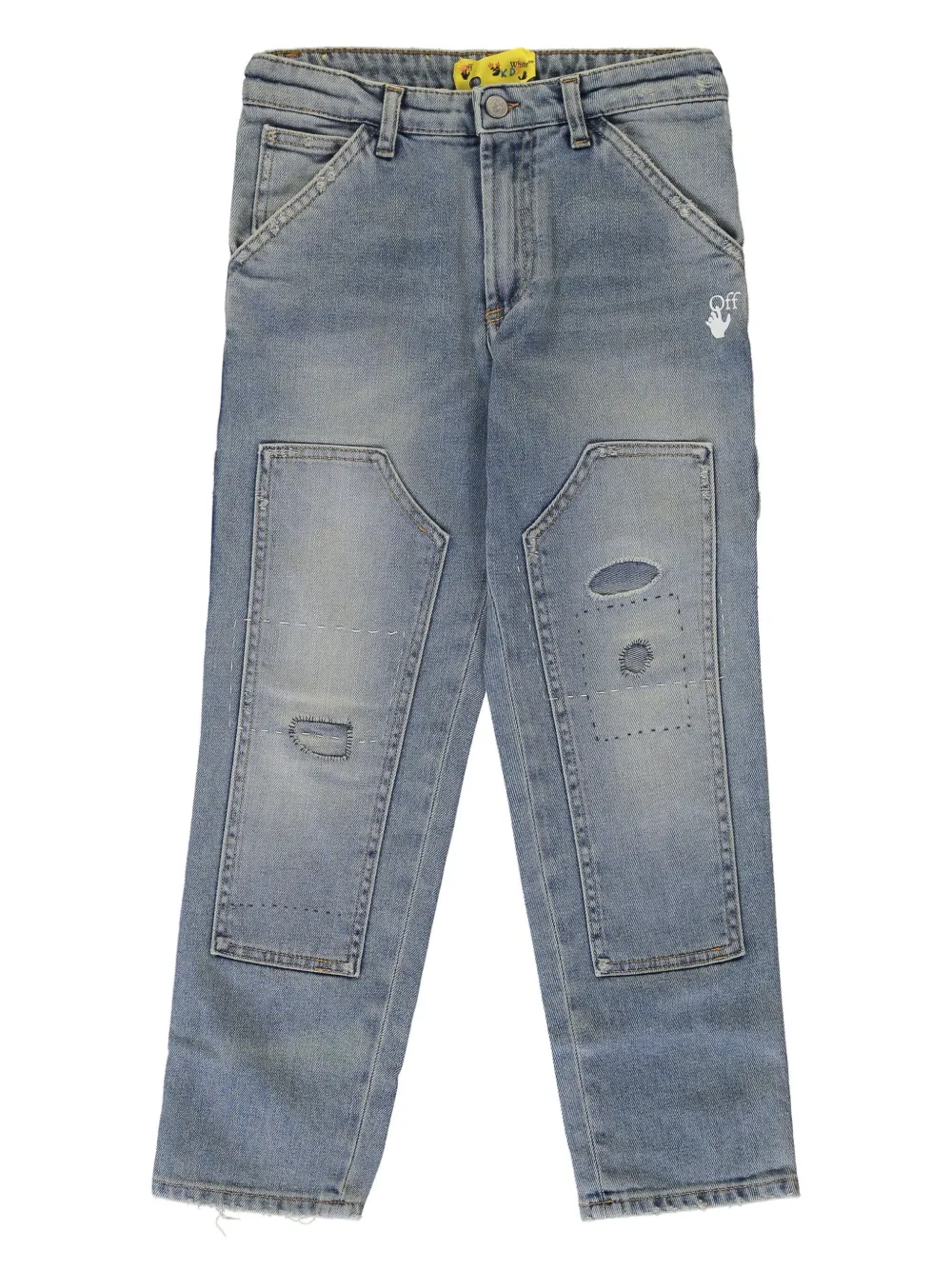 Off-White Kids Carpenter ジーンズ - ブルー Off-White Kids Carpenter ジーンズ - ブルー