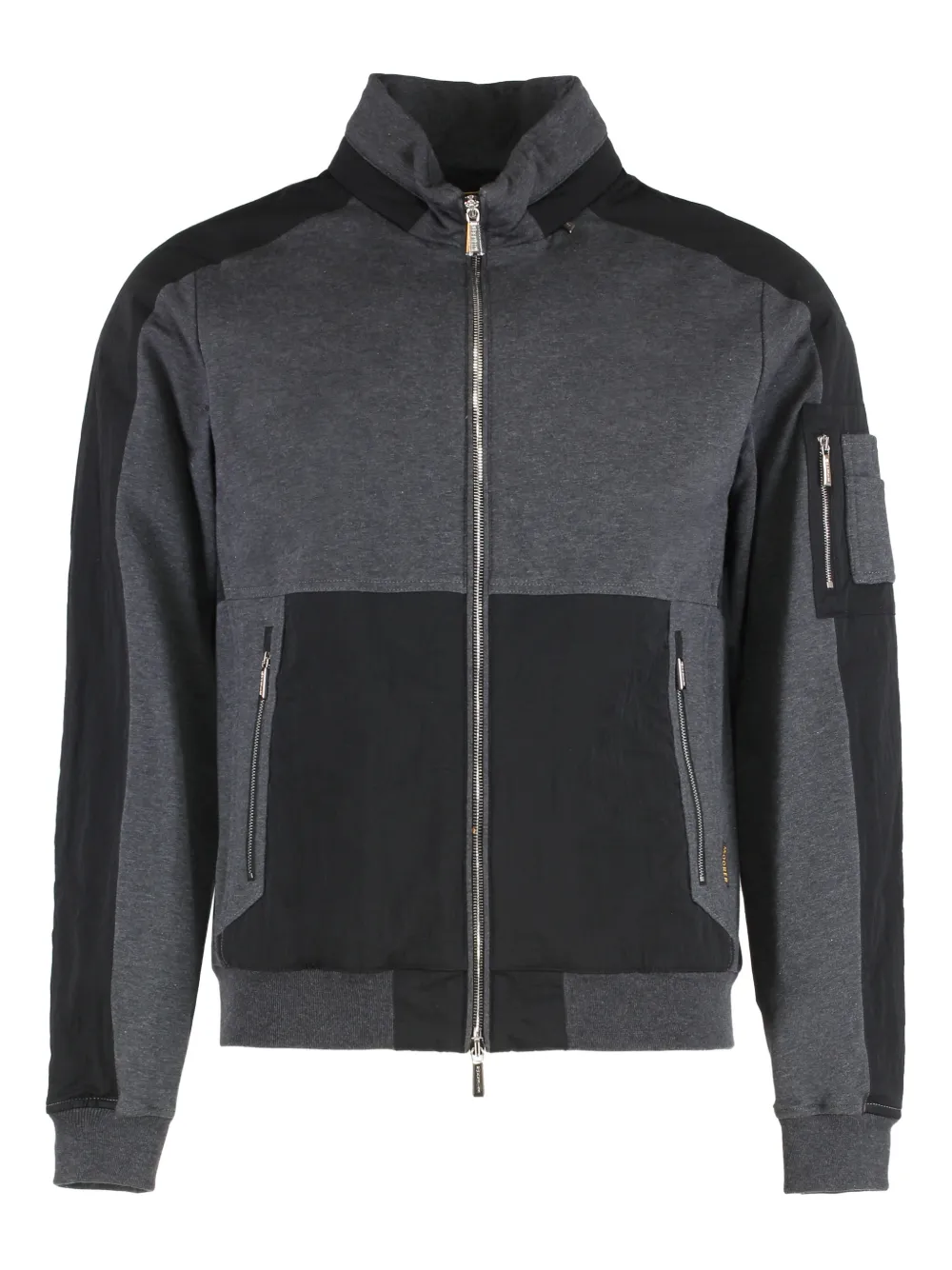 Moorer zip-panelled sweatshirt | Grey | Image 1