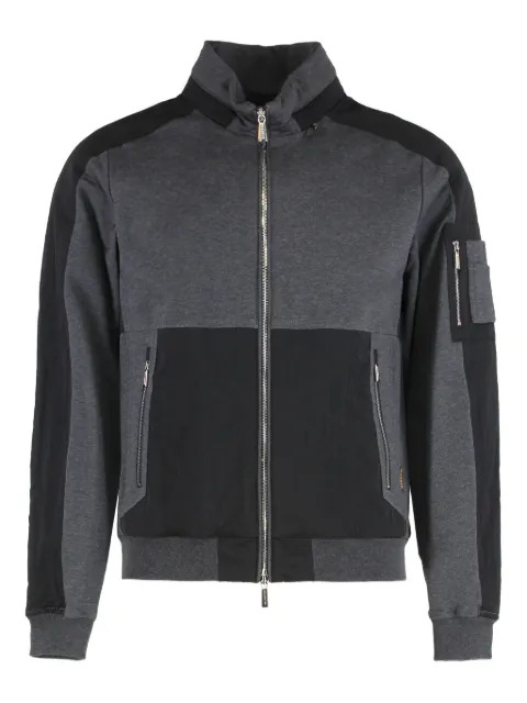 Moorer zip-panelled sweatshirt