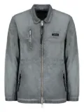 ISO.POETISM distress-effect jacket - Grey