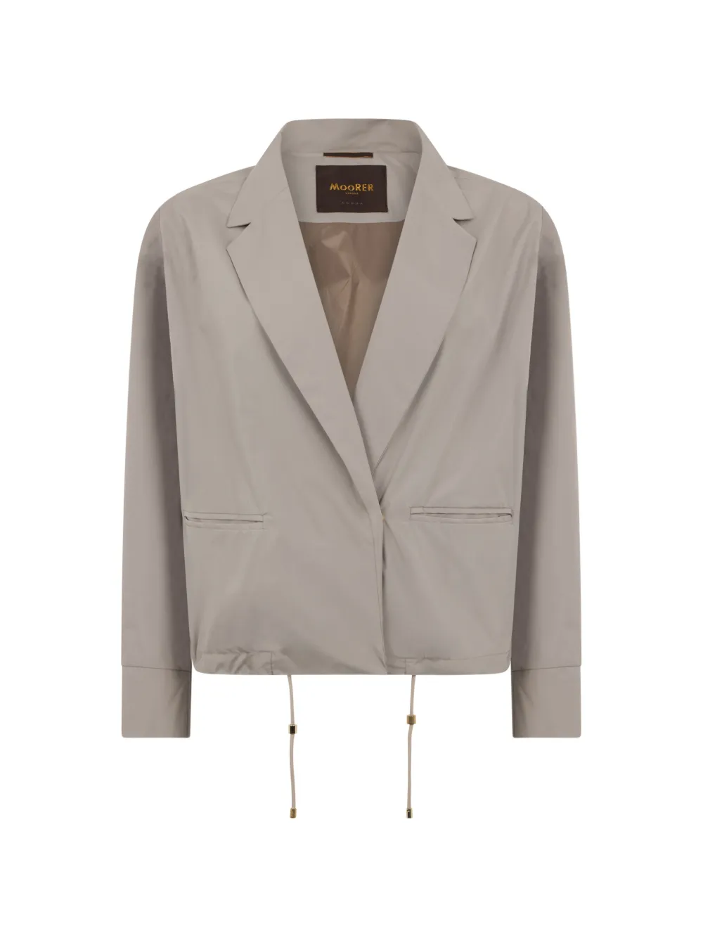 Moorer Luana drawstring jacket - Toni neutri