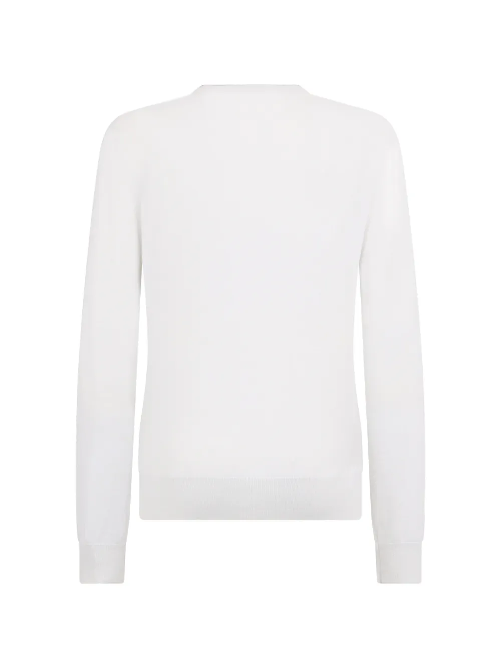  Moorer Button Cardigan - White 