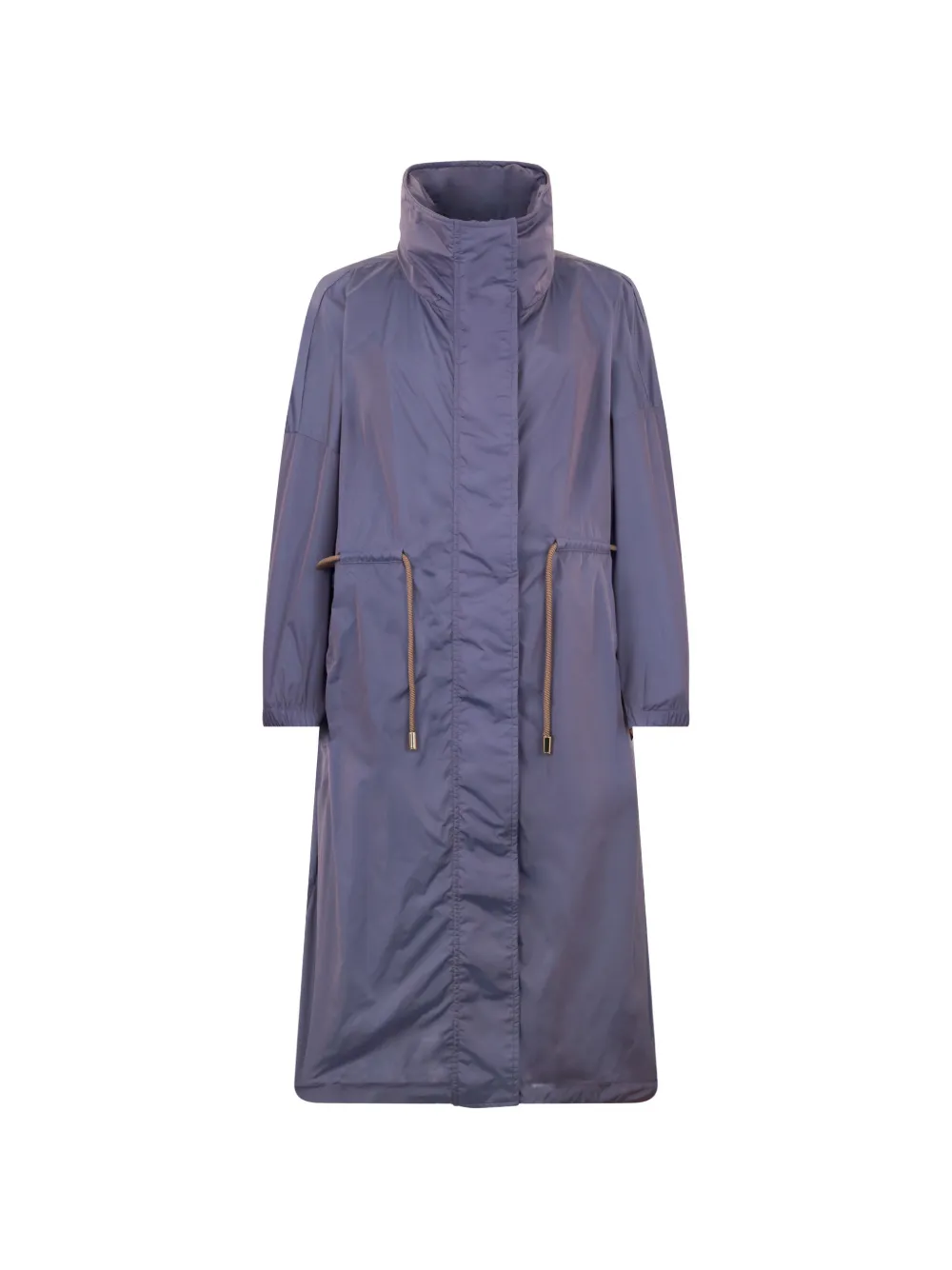 Moorer drawstring coat - Blu