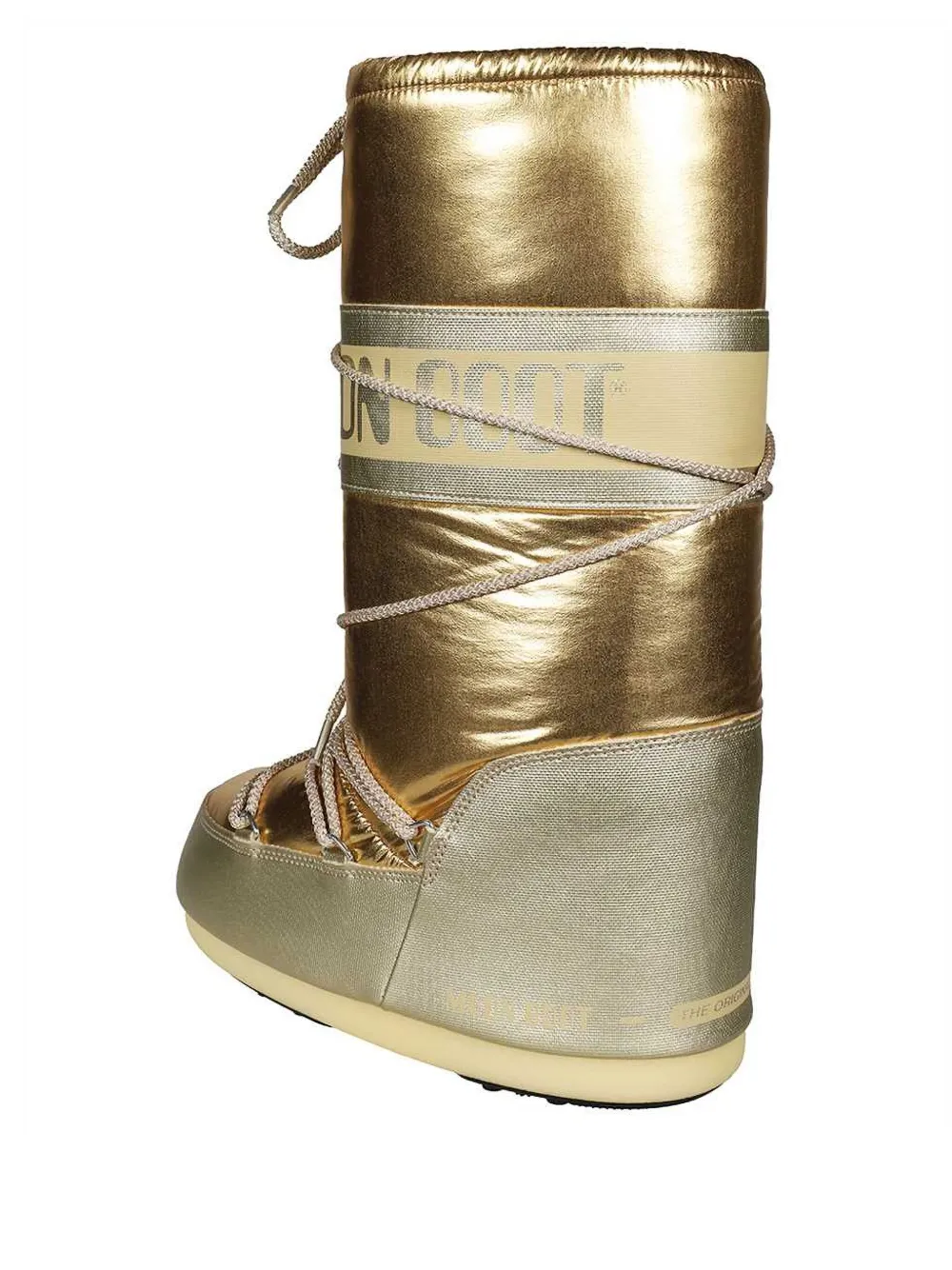 Moon Boot logo-print boots Gold