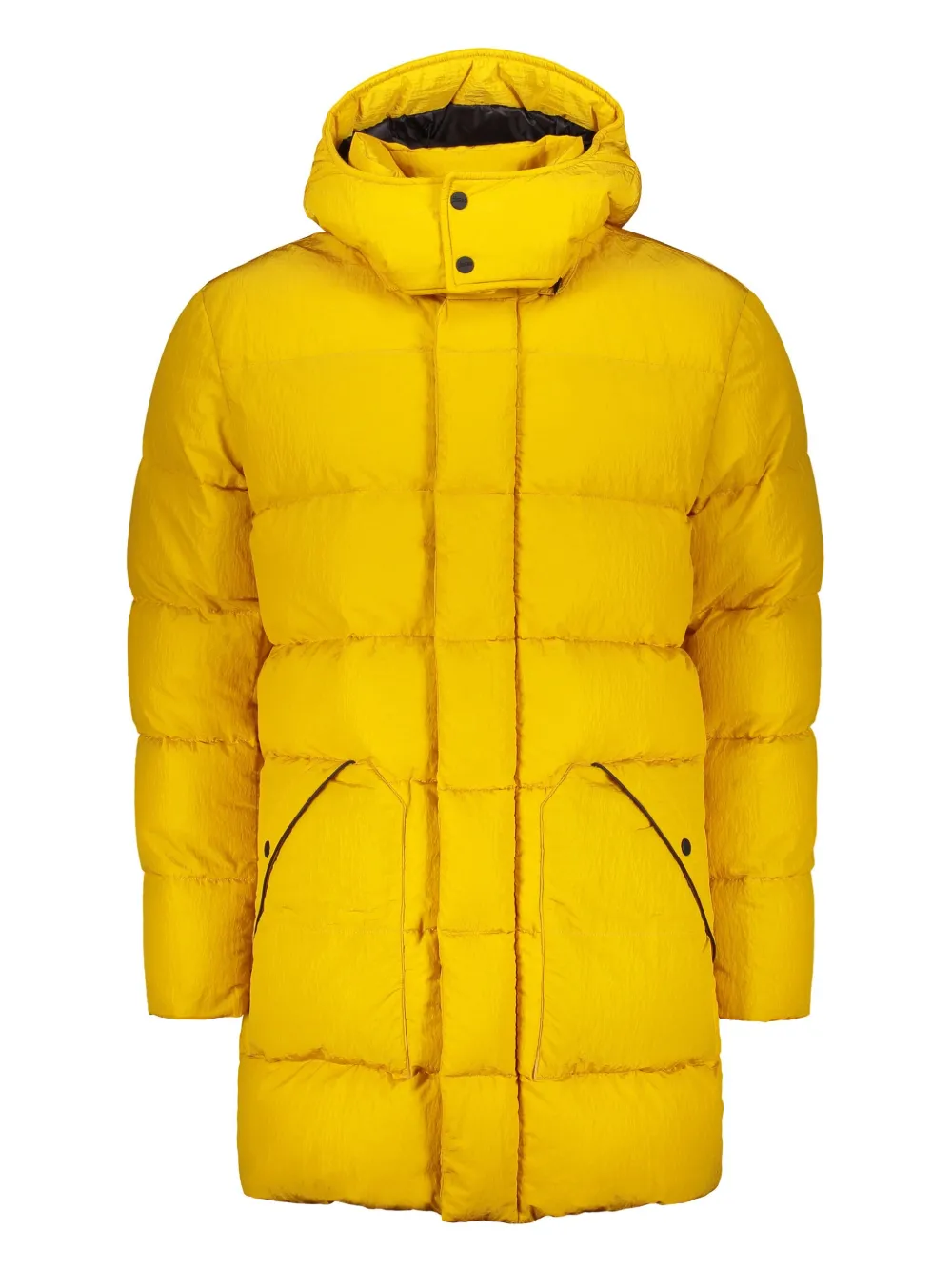 Herno abrigo capitonado con capucha | amarillo | Image 1