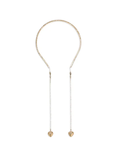 RED(V) heart embellished headband