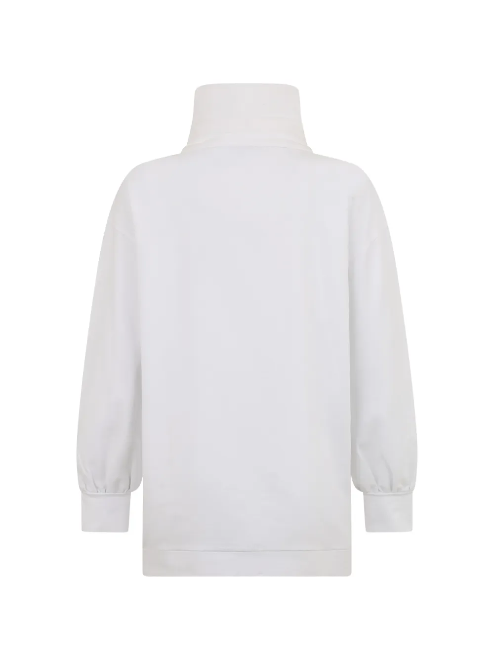 Moorer drawstring high-neck sweater Wit