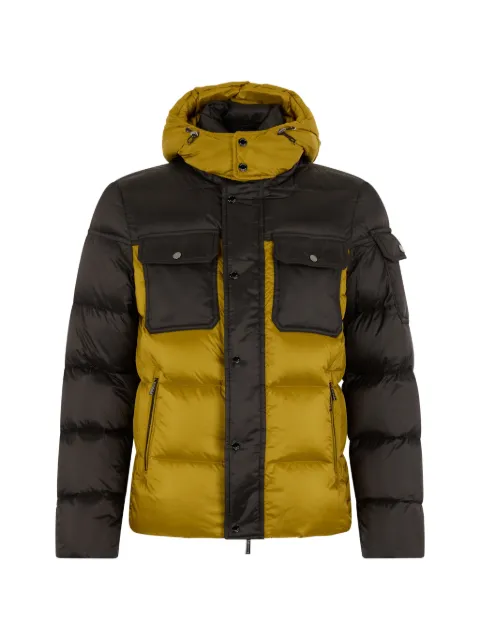 Moorer chest-pocket hooded jacket
