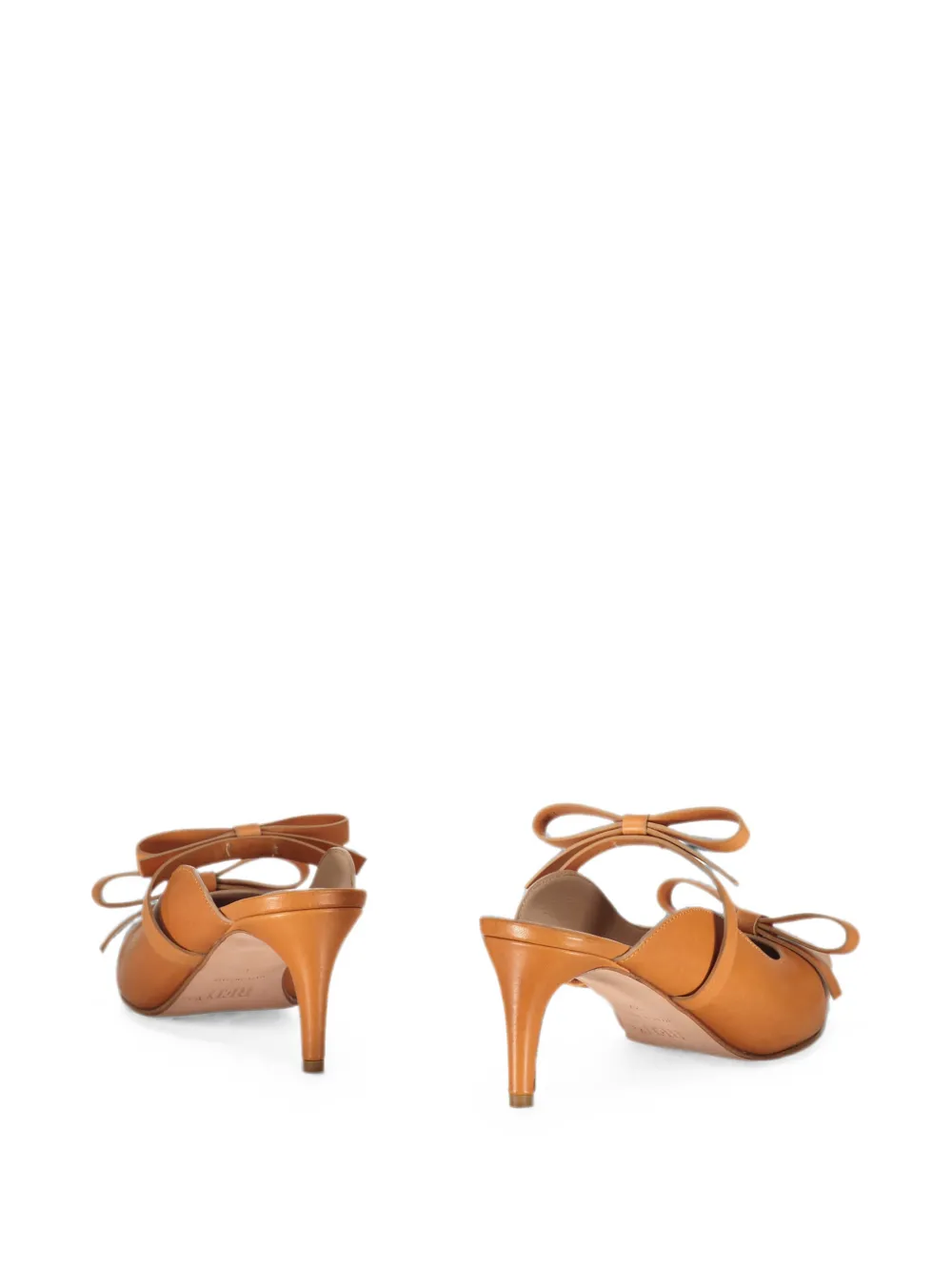 RED(V) bow-detail pointed-toe mules Bruin