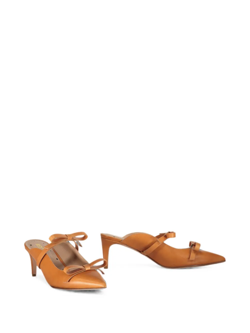RED(V) bow-detail pointed-toe mules Bruin