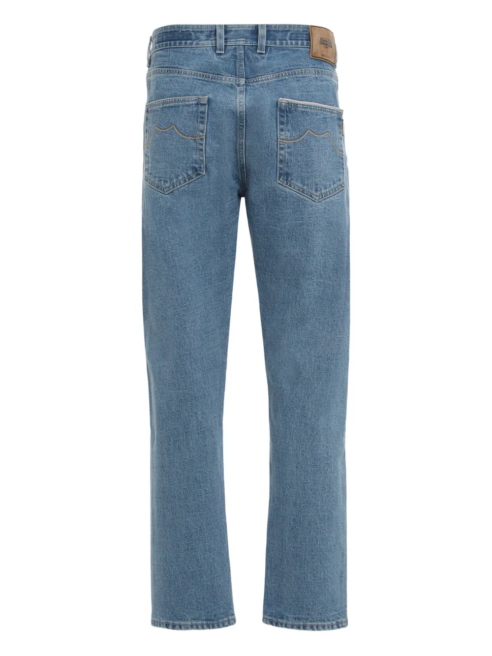 Moorer slim-fit jeans - Blauw